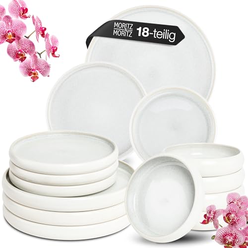Moritz & Moritz SOLID UNI Geschirrset 6 Personen Creme 18-teilig - Modernes Steinzeug Geschirr Set - Mikrowellen- & Spülmaschinenfest, Essgeschirr, Tafelservice, Kombiservice 6 Personen Moritz & Moritz SOLID UNI Geschirrset 6 Personen Creme 18-teilig - Modernes Steinzeug Geschirr Set - Mikrowellen- & Spülmaschinenfest, Essgeschirr, Tafelservice, Kombiservice 6 Personen von Moritz & Moritz