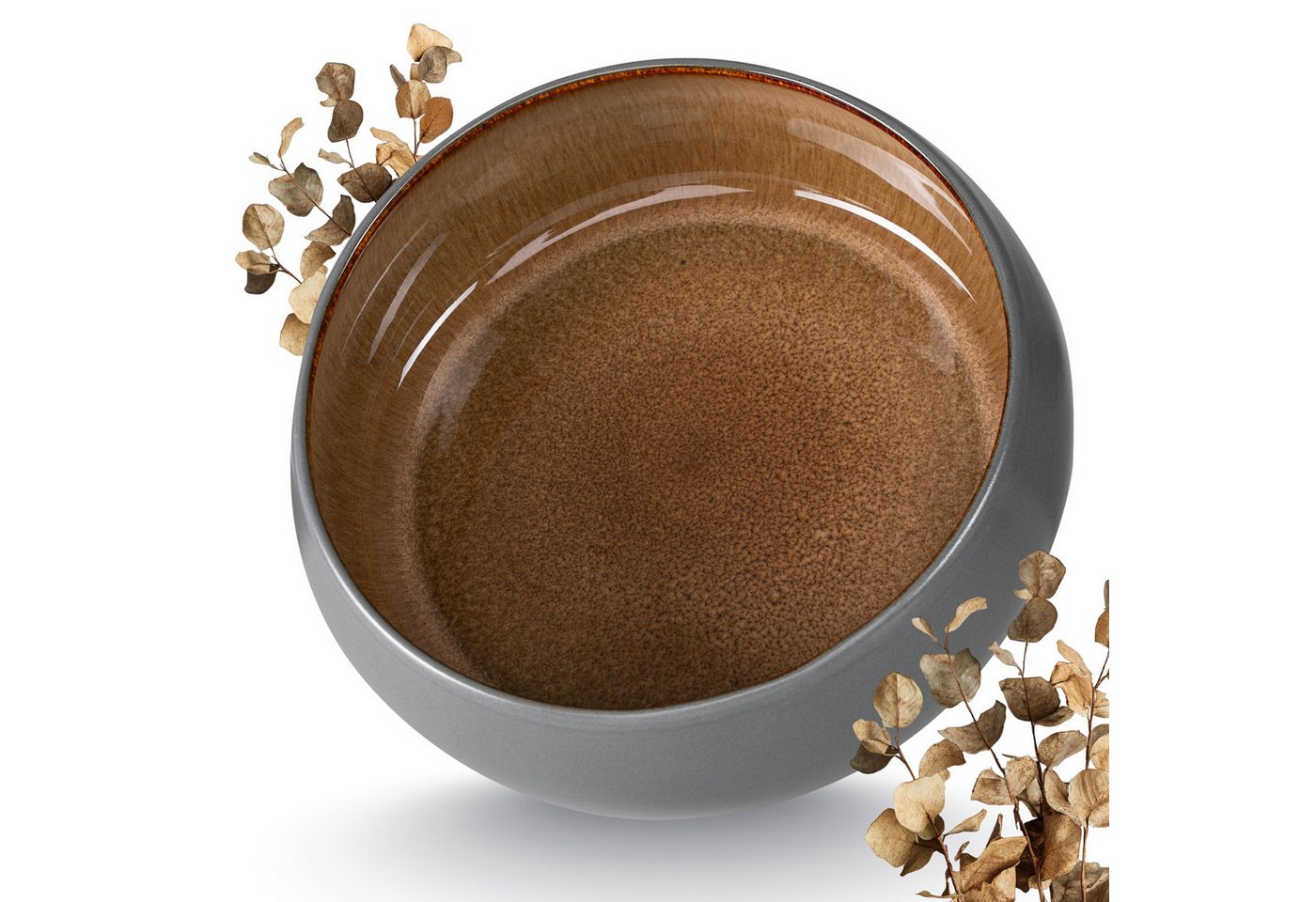 Moritz & Moritz Servierschale SOLID Servierschüssel - Beige, Steinzeug, (Set, 1-tlg), Spülmaschinengeeignet von Moritz & Moritz