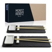 Moritz & Moritz Sushi-Set Lemongras schwarz Schiefer von Moritz & Moritz