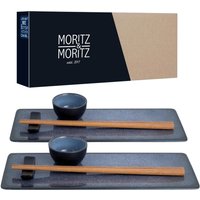 Moritz & Moritz Sushi-Set blau Porzellan von Moritz & Moritz