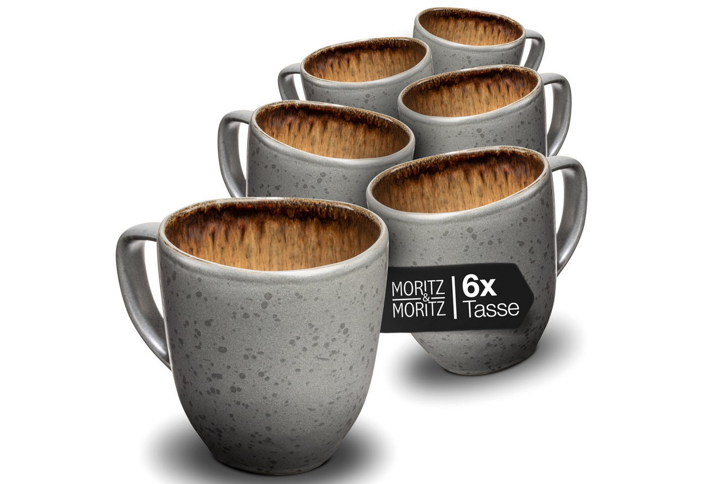 Moritz & Moritz Tasse Moritz & Moritz ORGANIC reaktiv amber Tassen Set 6tlg., Steinzeug, für 6 Personen - spülmaschinen- und mikrowellengeeignet Moritz & Moritz Tasse Moritz & Moritz ORGANIC reaktiv amber Tassen Set 6tlg., Steinzeug, für 6 Personen - spülmaschinen- und mikrowellengeeignet von Moritz & Moritz