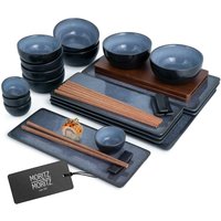 Moritz & Sushi Set blau Asia 29-tlg., Porzellan Moritz & Sushi Set blau Asia 29-tlg., Porzellan von Moritz & Moritz