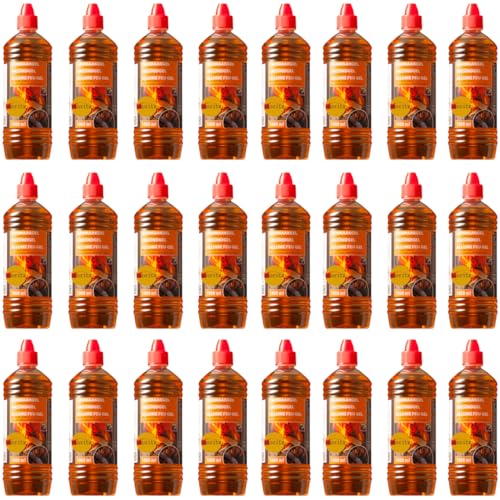 Moritz 24 x 1000 ml Grill Anzünder Gel für alle Arten von Kohle - Kamine - Brennpaste in 1Liter Flasche Tischgrill flüssiges Anzündgel Feuergel für Grill und Kamin geruchlose Brennpaste von Moritz