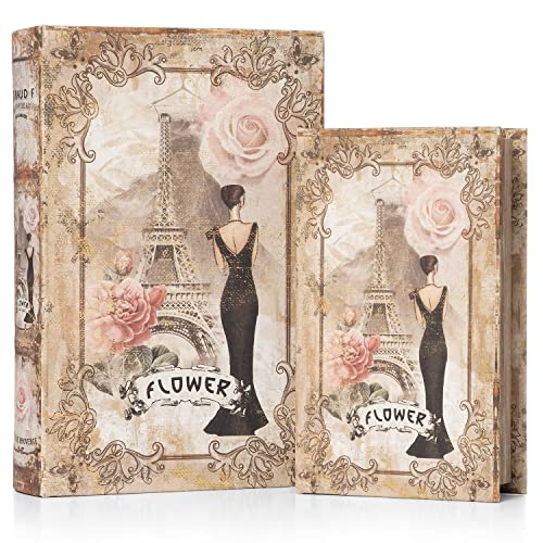 Moritz 2er Set Buchtresor Buchattrappe Deko Eifelturm Flower Frau Paris Frankreich Buch Safe Box Schatulle Buchhülle Geldversteck Moritz 2er Set Buchtresor Buchattrappe Deko Eifelturm Flower Frau Paris Frankreich Buch Safe Box Schatulle Buchhülle Geldversteck von Moritz