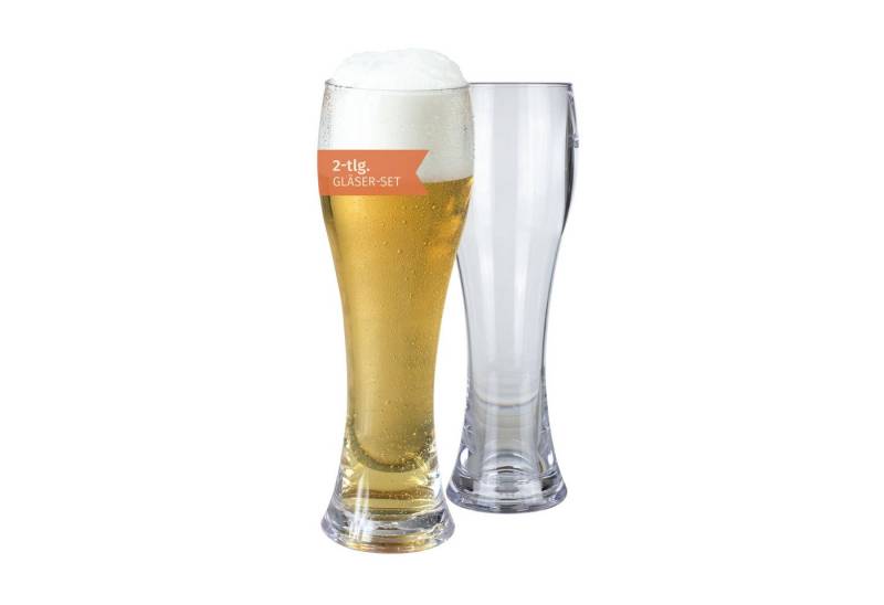 Moritz Bierglas Milano Weizenglas 2er Set Polycarbonat 500 ml bruchfest von Moritz