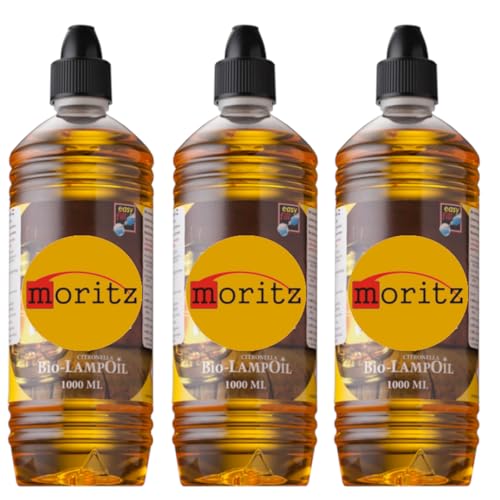 Moritz Bio Lampenöl mit Zitronenduft 3 x 1 Liter von Moritz