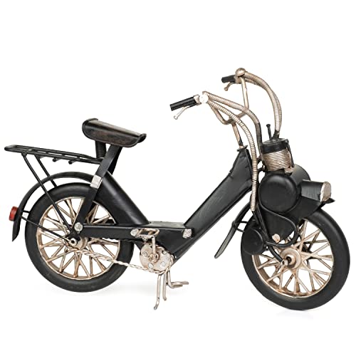 Moritz Blech-Deko Mofa schwarz Blechdekoration Blechmodell Modellauto Retro Sammlerstück Vintage Deko Nostalgie Antik Style von Moritz