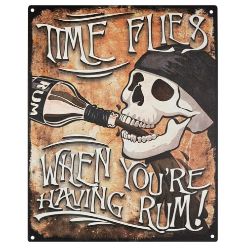 Moritz Blechschild 20 x 25 cm Time Flies When You´re Having Rum! Deko Metallschild Retro Vintage Retro Sprüche lustig Moritz Blechschild 20 x 25 cm Time Flies When You´re Having Rum! Deko Metallschild Retro Vintage Retro Sprüche lustig von Moritz