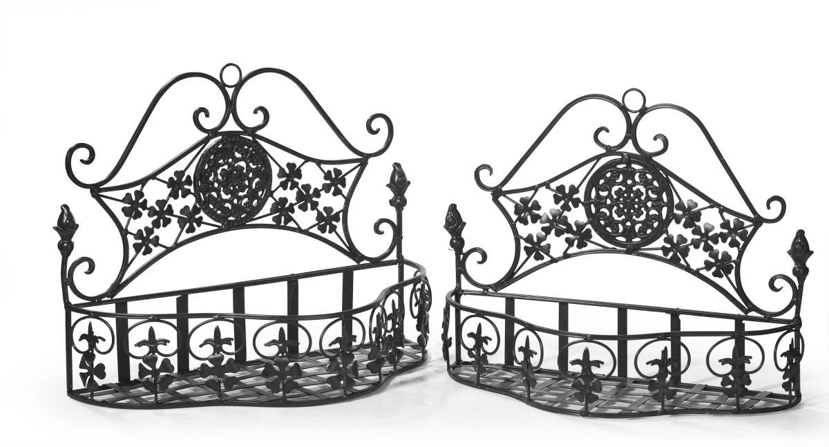 Moritz Blumentopf 2er Set Metall Wandkörbe Pflanzkörbe, Pflanzkorb Landhausstil Shabby Blumentopfhalter Gartendeko Moritz Blumentopf 2er Set Metall Wandkörbe Pflanzkörbe, Pflanzkorb Landhausstil Shabby Blumentopfhalter Gartendeko von Moritz