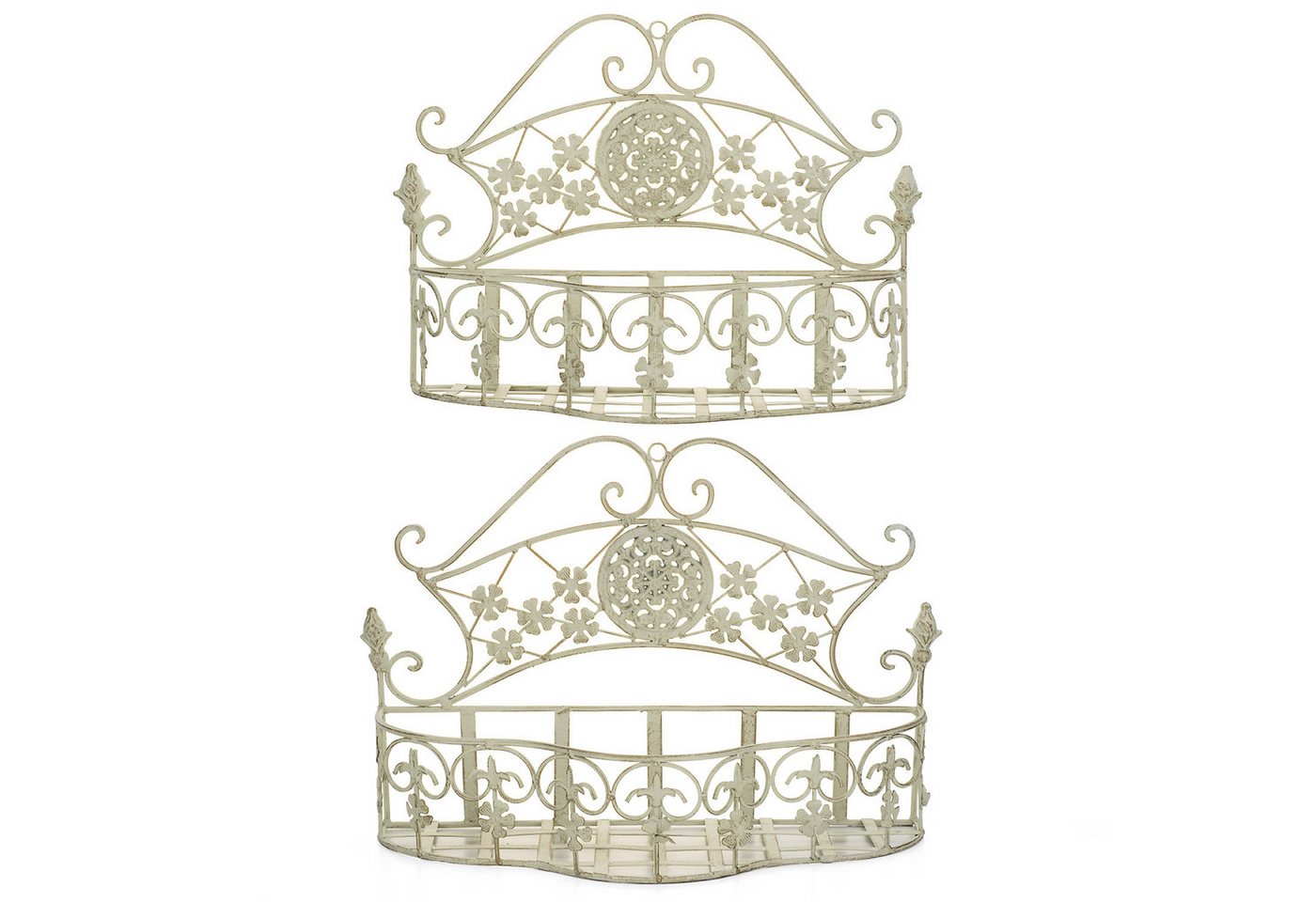 Moritz Blumentopf Pflanzkörbe Metall Wandkörbe 2er Set Pflanzkorb Landhausstil Shabby, Dekoration für In- und Outdoor für Pflanzen und Blumen Verzierungen Moritz Blumentopf Pflanzkörbe Metall Wandkörbe 2er Set Pflanzkorb Landhausstil Shabby, Dekoration für In- und Outdoor für Pflanzen und Blumen Verzierungen von Moritz