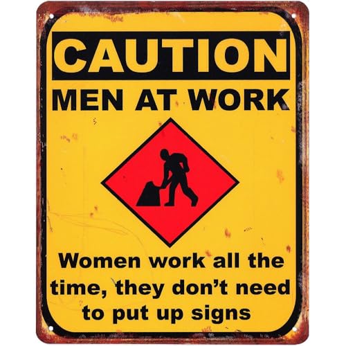 Moritz Deko Blechschild Caution Men at Work 20 x 25 cm Retro Geschenk-Idee aus Metall Vintage-Design zur Dekoration Moritz Deko Blechschild Caution Men at Work 20 x 25 cm Retro Geschenk-Idee aus Metall Vintage-Design zur Dekoration von Moritz