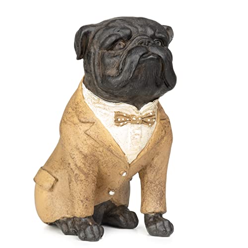 Moritz Deko-Figur Mops Hund im beigen Anzug mit Fliege Sitz aus Polyresin Dekorations Idee Standdeko Tierwelt Statue Haustier Skulptur Moritz Deko-Figur Mops Hund im beigen Anzug mit Fliege Sitz aus Polyresin Dekorations Idee Standdeko Tierwelt Statue Haustier Skulptur von Moritz