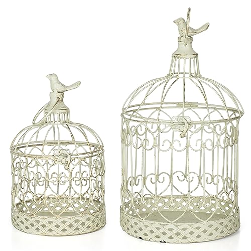 Moritz Deko Käfig Windlicht Dekokäfig Pflanzkäfig Vogelkäfig 2er Set Garten Shabby Weiß Moritz Deko Käfig Windlicht Dekokäfig Pflanzkäfig Vogelkäfig 2er Set Garten Shabby Weiß von Moritz