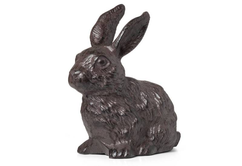 Moritz Dekoobjekt Gusseisen-Gartenfigur Hase Antik 22x11x22 cm (Garten Wasserhahn), Bewässerung von Moritz