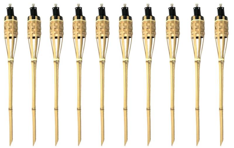 Moritz Dekoobjekt 10x Gartenfackel deluxe 60 cm braun, Outdoor Fackel für Garten Gartendeko Ölfackel Bambusfackeln Moritz Dekoobjekt 10x Gartenfackel deluxe 60 cm braun, Outdoor Fackel für Garten Gartendeko Ölfackel Bambusfackeln von Moritz