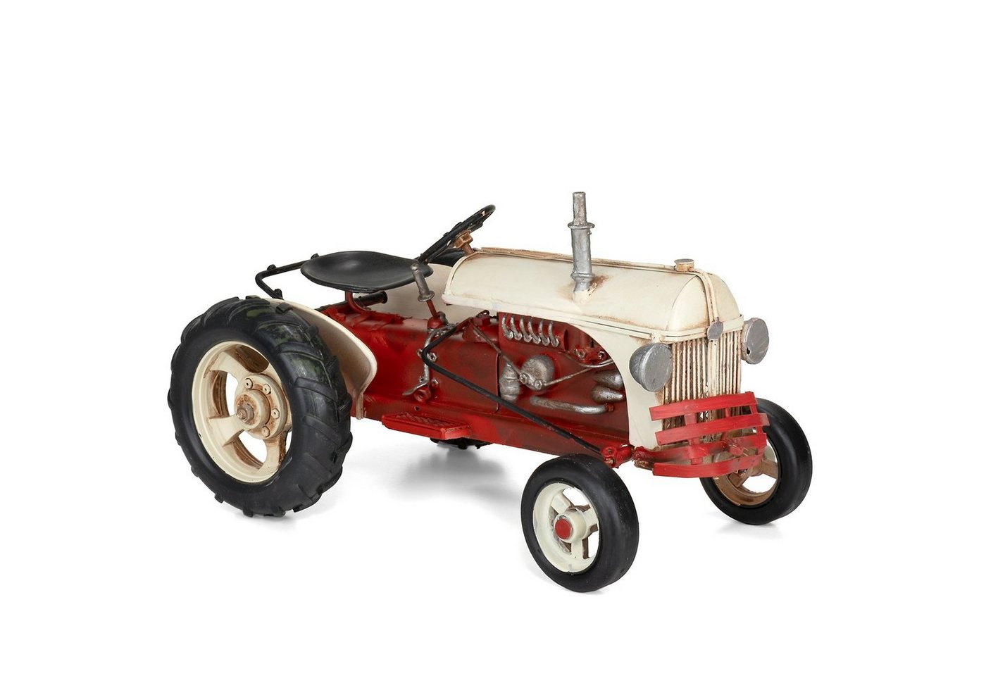 Moritz Dekoobjekt Blech Tracktor rot / weiß Retro Moritz Dekoobjekt Blech Tracktor rot / weiß Retro von Moritz