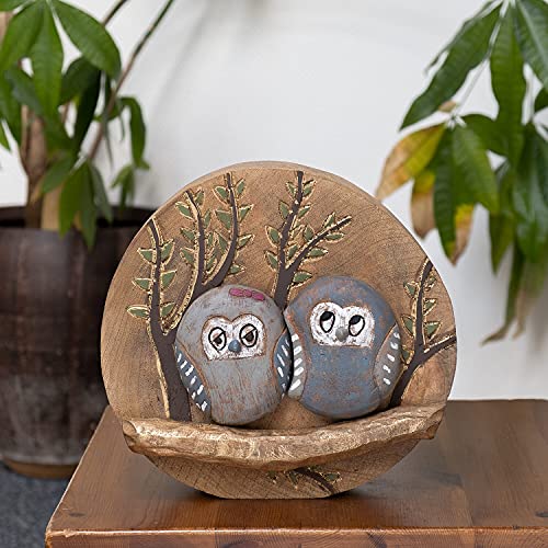 Moritz Eulen Deko Eulenfigur 29x28x10 cm Eulen Figuren Skulptur Eulenpärchen aus Holz tolles Geschenk I Dekoartikel aus Holz I Wohndeko modern Skulptur Moritz Eulen Deko Eulenfigur 29x28x10 cm Eulen Figuren Skulptur Eulenpärchen aus Holz tolles Geschenk I Dekoartikel aus Holz I Wohndeko modern Skulptur von Moritz