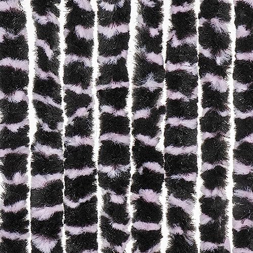 Moritz Flauschvorhang aus Chenille 100 x 230 cm pink schwarz gestreift Türvorhang als Fliegenschutz Insektenschutz für Camping Wohnwagen Moritz Flauschvorhang aus Chenille 100 x 230 cm pink schwarz gestreift Türvorhang als Fliegenschutz Insektenschutz für Camping Wohnwagen von Moritz