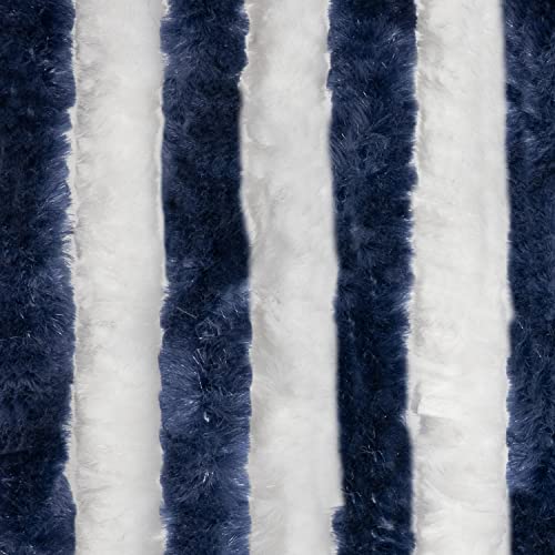 Moritz Flauschvorhang aus Chenille 90 x 200 cm blau weiß Türvorhang als Fliegenschutz Insektenschutz für Camping Wohnwagen Moritz Flauschvorhang aus Chenille 90 x 200 cm blau weiß Türvorhang als Fliegenschutz Insektenschutz für Camping Wohnwagen von Moritz