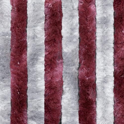 Moritz Flauschvorhang aus Chenille 90 x 220 cm Bordeaux Silber Türvorhang als Fliegenschutz Insektenschutz für Camping Wohnwagen Moritz Flauschvorhang aus Chenille 90 x 220 cm Bordeaux Silber Türvorhang als Fliegenschutz Insektenschutz für Camping Wohnwagen von Moritz