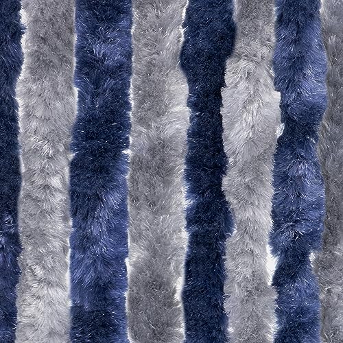 Moritz Flauschvorhang aus Chenille 90 x 220 cm blau grau Türvorhang als Fliegenschutz Insektenschutz für Camping Wohnwagen Moritz Flauschvorhang aus Chenille 90 x 220 cm blau grau Türvorhang als Fliegenschutz Insektenschutz für Camping Wohnwagen von Moritz