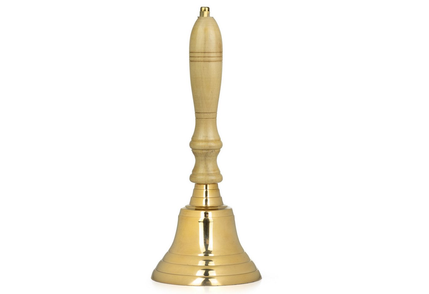Moritz Gartenfigur Tischglocke Messing mit Holzgriff 29 cm Retro Design, Handglocke mit Holzgriff Antik Barock Stil Moritz Gartenfigur Tischglocke Messing mit Holzgriff 29 cm Retro Design, Handglocke mit Holzgriff Antik Barock Stil von Moritz
