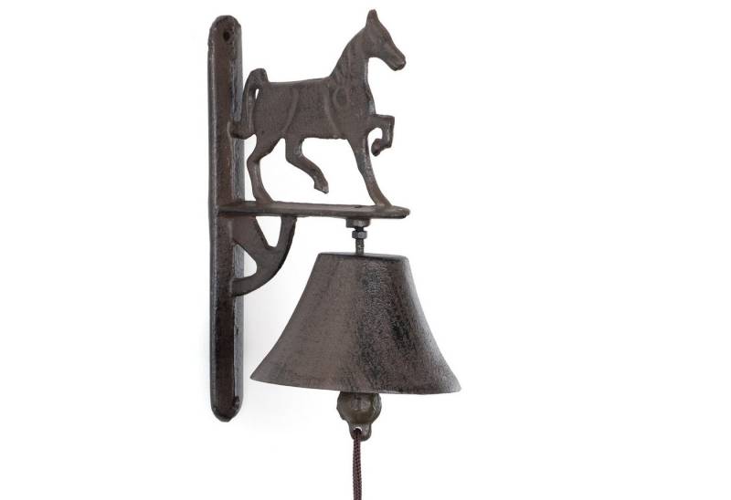 Moritz Hausglocke Türglocke Gusseisen Pferd Landhausstil antik braun Moritz Hausglocke Türglocke Gusseisen Pferd Landhausstil antik braun von Moritz
