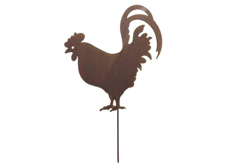 Moritz Gartenstecker Gartenstecker Hahn aus Metall in Edelrost-Optik 46 cm Moritz Gartenstecker Gartenstecker Hahn aus Metall in Edelrost-Optik 46 cm von Moritz