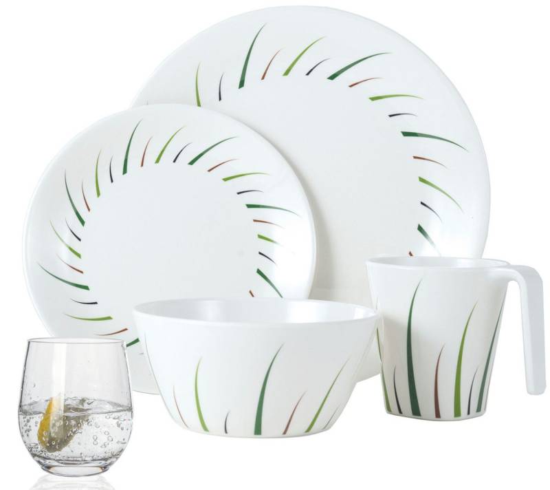 Moritz Geschirr-Set Camping Geschirr 4 Personen Amboss 16 Teilig + 4 Tiamo Wassergläser Moritz Geschirr-Set Camping Geschirr 4 Personen Amboss 16 Teilig + 4 Tiamo Wassergläser von Moritz