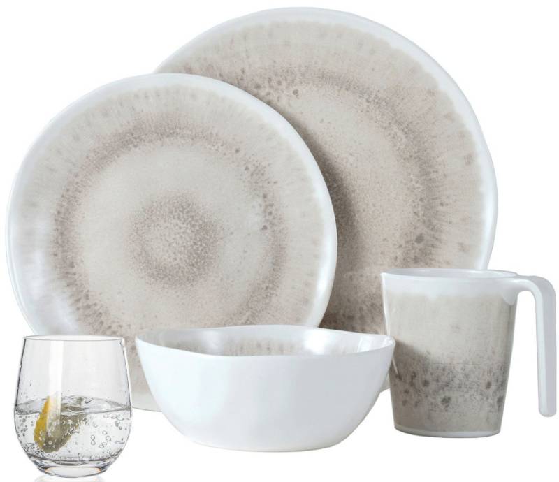 Moritz Geschirr-Set Camping Geschirr 4 Personen Amboss 16 Teilig + 4 Tiamo Wassergläser Moritz Geschirr-Set Camping Geschirr 4 Personen Amboss 16 Teilig + 4 Tiamo Wassergläser von Moritz