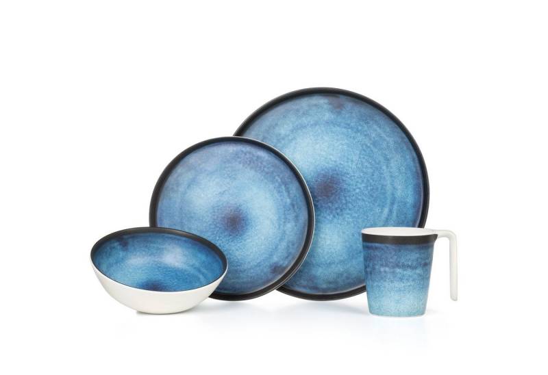 Moritz Geschirr-Set Camping Geschirr Deep Ocean 4-teilig von Moritz