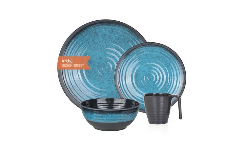 Moritz Geschirr-Set Camping Geschirr Stone Blue 4-teilig Moritz Geschirr-Set Camping Geschirr Stone Blue 4-teilig von Moritz