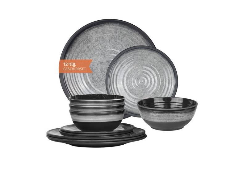 Moritz Geschirr-Set Camping Geschirr Stone Grey 12-teilig Moritz Geschirr-Set Camping Geschirr Stone Grey 12-teilig von Moritz