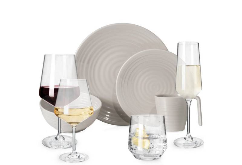 Moritz Geschirr-Set Melamin Camping Geschirr Coffee + Milano alle Gläsern Moritz Geschirr-Set Melamin Camping Geschirr Coffee + Milano alle Gläsern von Moritz
