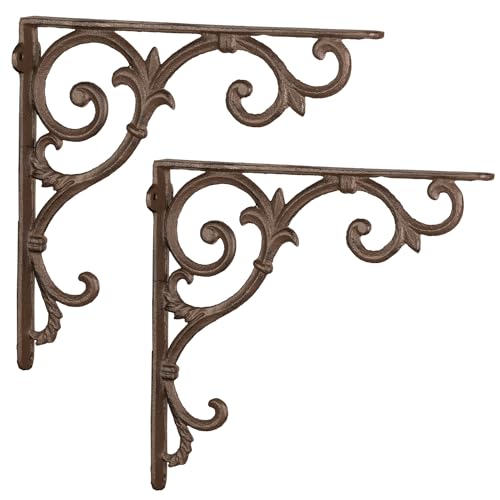 Moritz Regalträger 24 x 25 cm Wandhalter Paar Winkel Regalhalter Gusseisen von Moritz