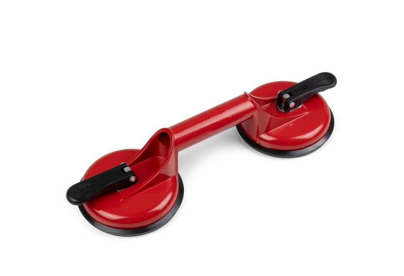 Moritz Saugheber mit 2 Saugnäpfen rot, max. 100 kg Traglast, 2-tlg.], Set, Glasheber Glassauger Plattenheber Saughalter Vakuumheber Gummisauger von Moritz