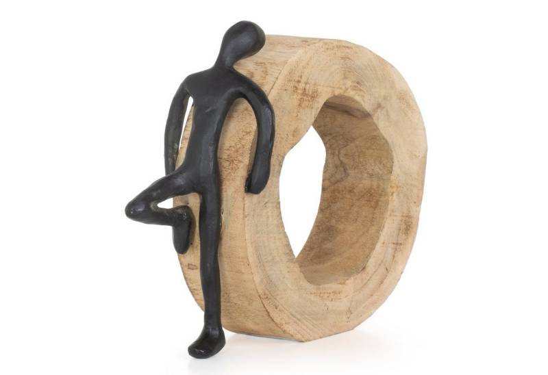 Moritz Skulptur Auszeit, Holz, Tischdeko, Fensterdeko, Wanddeko, Holzdeko, Weihnachtsdeko von Moritz