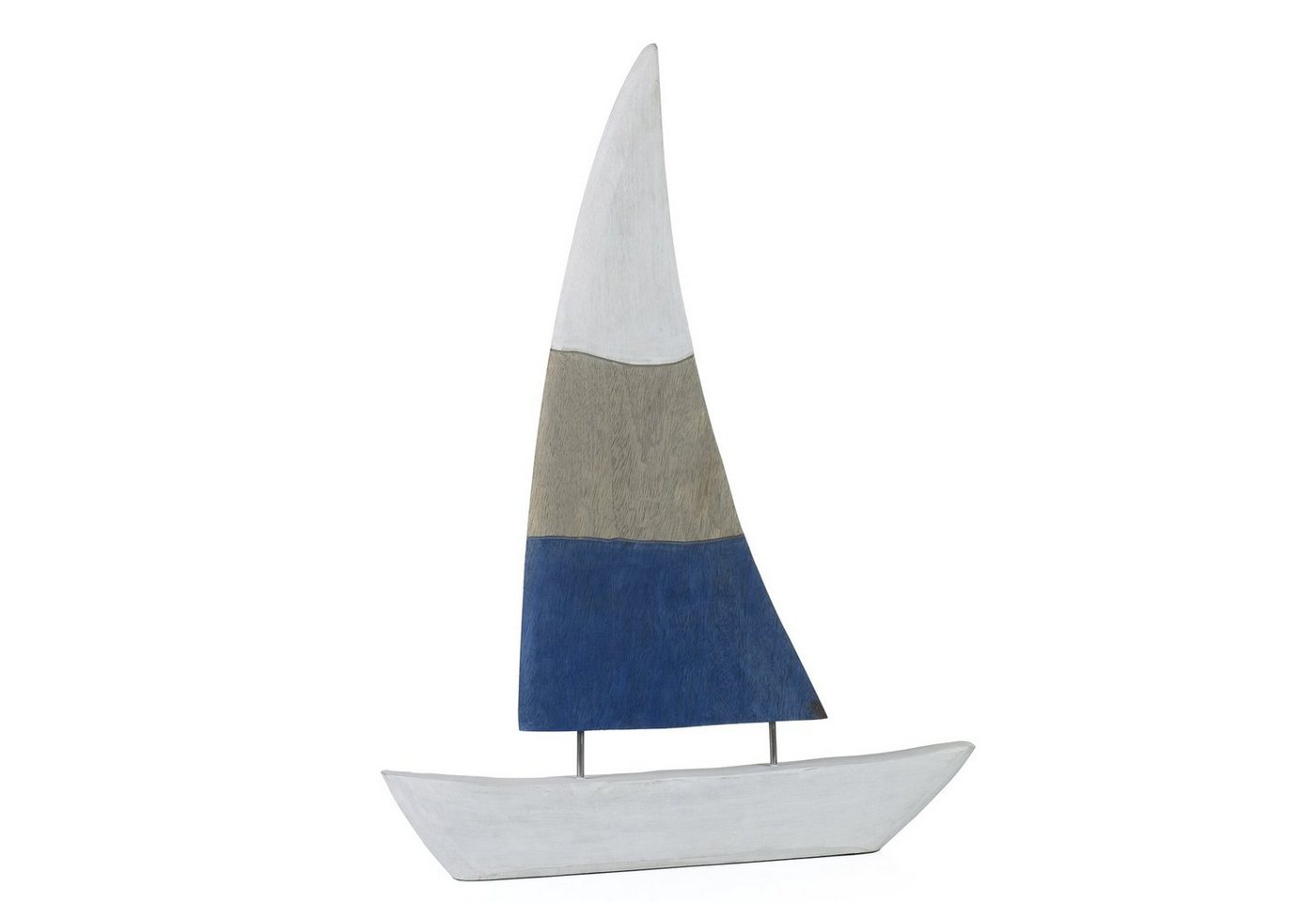 Moritz Skulptur Deko Segelboot Boot 50x69x5cm, Dekoobjekt Holz, Tischdeko, Fensterdeko, Wanddeko, Holzdeko von Moritz