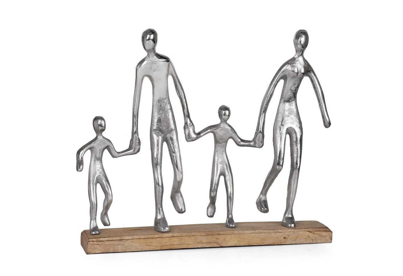 Moritz Skulptur Dekofigur Familie mit 4 Personen - Hand in Hand, Holz, Tischdeko, Fensterdeko, Wanddeko, Holzdeko, Weihnachtsdeko Moritz Skulptur Dekofigur Familie mit 4 Personen - Hand in Hand, Holz, Tischdeko, Fensterdeko, Wanddeko, Holzdeko, Weihnachtsdeko von Moritz