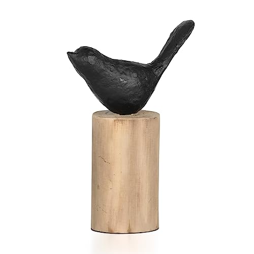 Moritz Skulptur I Vogel auf Baumstammm klein I 14,5 x 7,5 x 23 cm I Holzdeko I Skulpturen Deko I Modern I Wohnzimmer I aus Holz I Holzskulptur Moritz Skulptur I Vogel auf Baumstammm klein I 14,5 x 7,5 x 23 cm I Holzdeko I Skulpturen Deko I Modern I Wohnzimmer I aus Holz I Holzskulptur von Moritz
