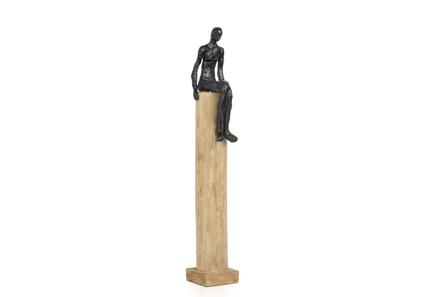 Moritz Skulptur Mann mittel, Holz Deko Figuren Wohnzimmer Holzdeko Objekte Holzdekoration von Moritz
