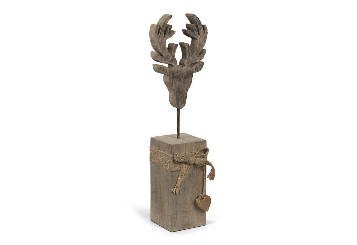 Moritz Dekoobjekt Rentier Skulptur Geweih klein 14x11x50cm, Holz, Tischdeko, Fensterdeko, Wanddeko, Holzdeko, Weihnachtsdeko Moritz Dekoobjekt Rentier Skulptur Geweih klein 14x11x50cm, Holz, Tischdeko, Fensterdeko, Wanddeko, Holzdeko, Weihnachtsdeko von Moritz