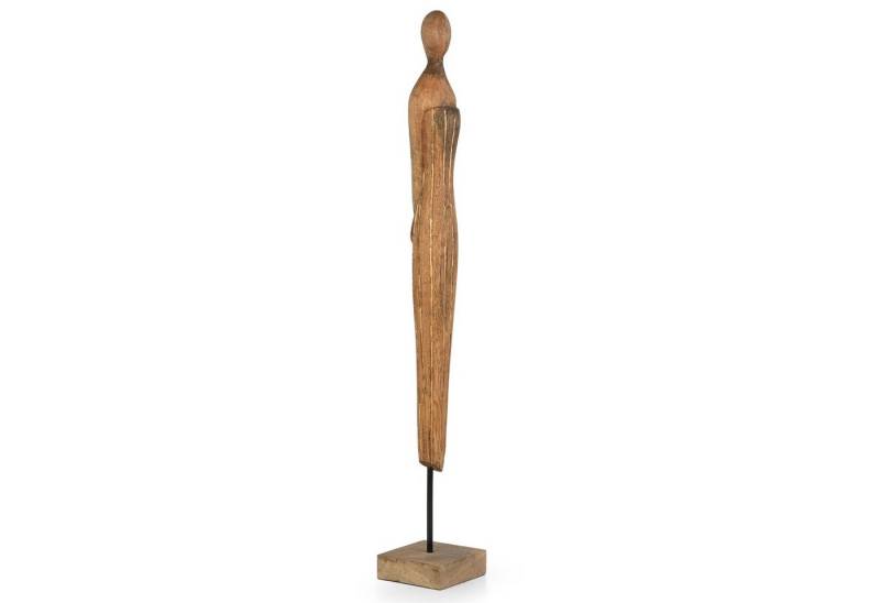 Moritz Skulptur Skulptur Figur Hände auf Rücken 73x10x10cm, Dekoobjekt Holz, Tischdeko, Fensterdeko, Wanddeko, Holzdeko von Moritz