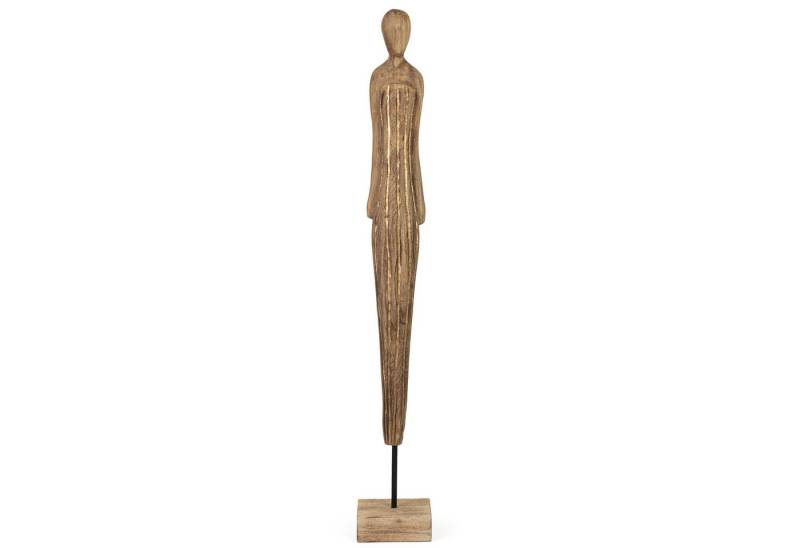 Moritz Skulptur Skulptur Figur Hände runter 73x10x10cm, Dekoobjekt Holz, Tischdeko, Fensterdeko, Wanddeko, Holzdeko von Moritz