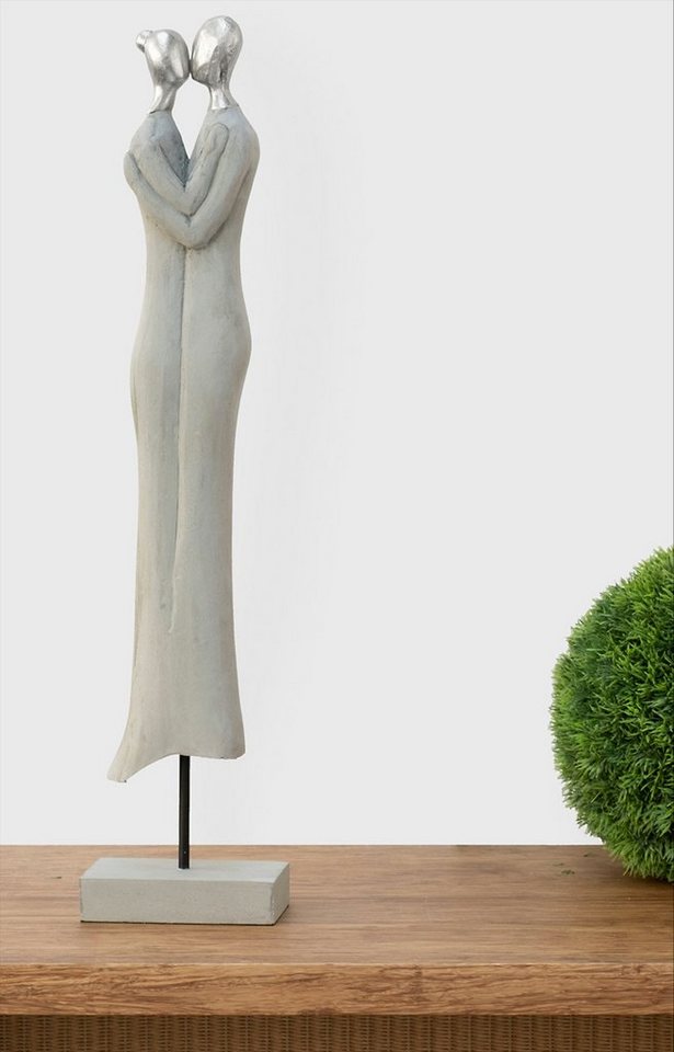 Moritz Skulptur Skulptur Nähe und Liebe 64x14x9cm, Dekoobjekt Holz, Tischdeko, Fensterdeko, Wanddeko, Holzdeko von Moritz