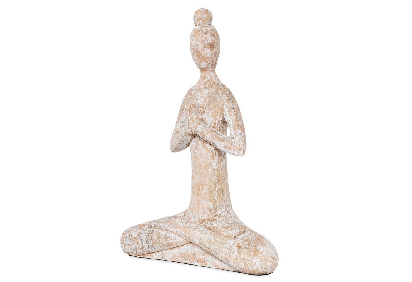 Moritz Skulptur Skulptur Yoga Hands 32x25x8cm, Dekoobjekt Holz, Tischdeko, Fensterdeko, Wanddeko, Holzdeko von Moritz