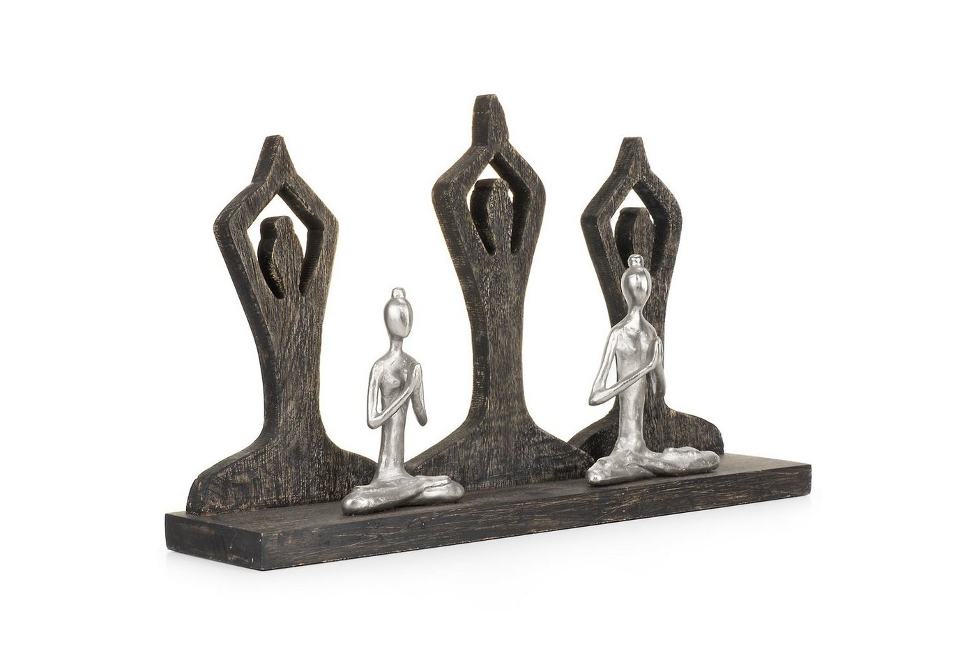 Moritz Skulptur Skulptur Yoga Joga Studio 58x12x35cm, Dekoobjekt Holz, Tischdeko, Fensterdeko, Wanddeko, Holzdeko Moritz Skulptur Skulptur Yoga Joga Studio 58x12x35cm, Dekoobjekt Holz, Tischdeko, Fensterdeko, Wanddeko, Holzdeko von Moritz
