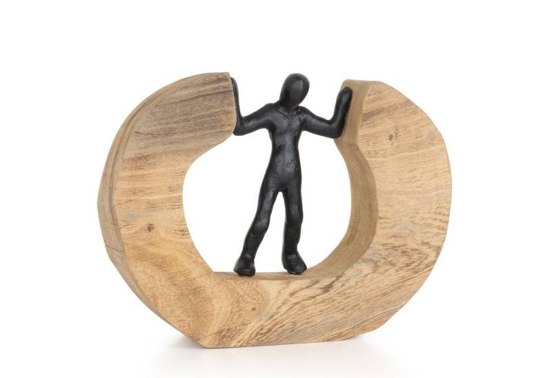 Moritz Skulptur Streitschlichter, Holz, Tischdeko, Fensterdeko, Wanddeko, Holzdeko, Weihnachtsdeko von Moritz