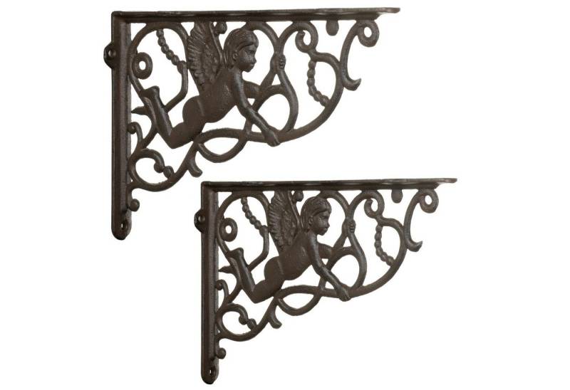 Moritz Wandregalhalter 2 Stück Moritz Regalwinkel Wandwinkel Wandregal 18 cm x 27,5 cm Regalt, Regalträger Regalwinkel Regalhalterung Wandregal Regal Kommode von Moritz
