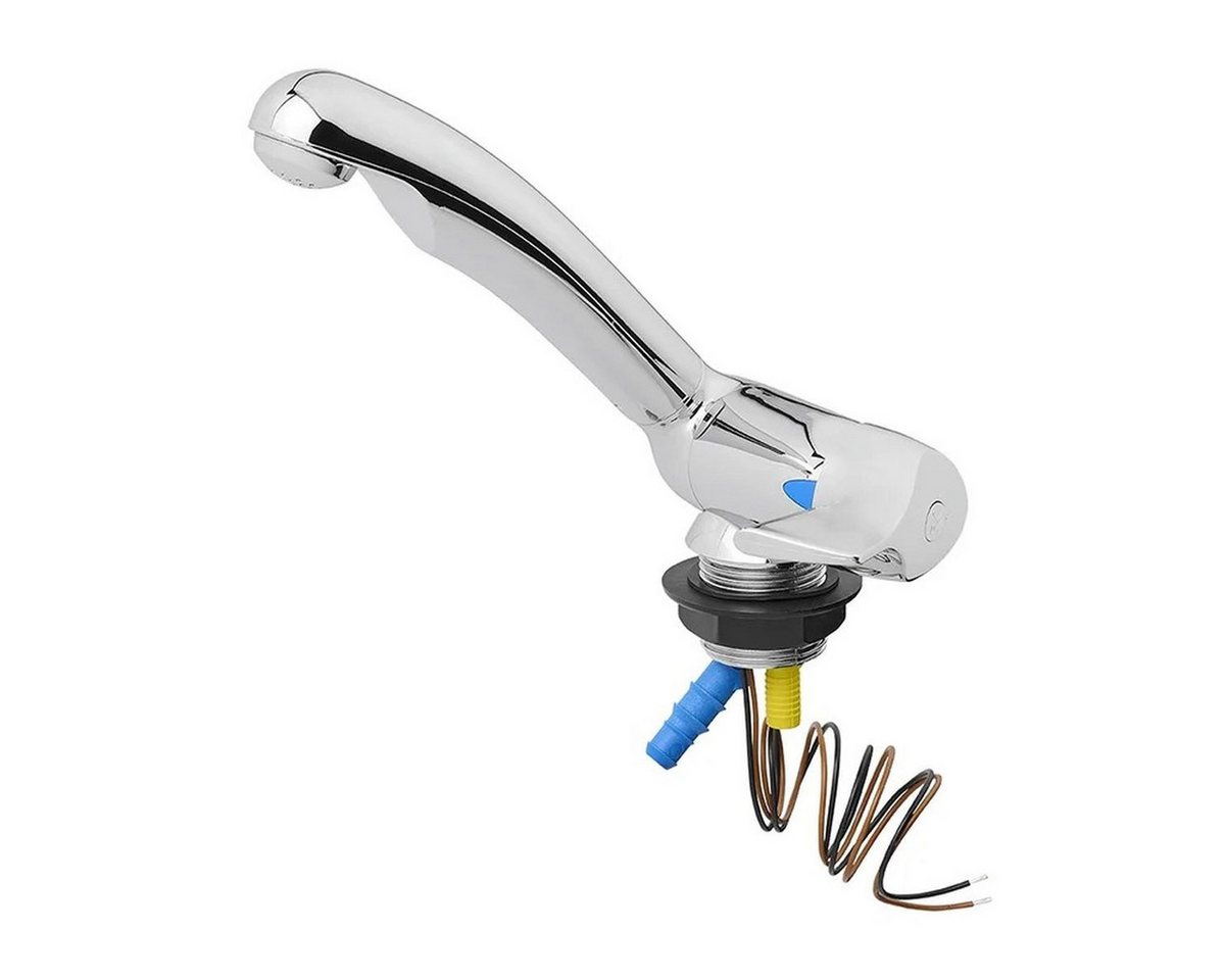 Moritz Wassertank 12V Camping Wasserhahn klappbar mit Microschalter Kunststoff Chrom von Moritz